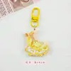 Lindo Colgante de Llavero Luna Liliou Tarjeta Grande Accesorios para Bolso de Niña Accesorios para Mejor Amiga Regalo Colgante para Mochila Escolar de Estudiante