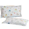 Fundas de Almohada de Algodón Puro con Dibujos Animados, un Par de Fundas de Almohada de Algodón Transpirable para Bebé de 30x50, Fundas de Almohada para Estudiante de 35x55, Pieza Individual