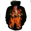 Sudadera de Anime Exportación Transfronteriza Sudeste Asiático Impresión Digital 3D Serie Dragon Ball Goku Sudadera Cosplay