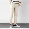 Pantalones Slim de Nueve Puntos para Hombre, Pantalones Rectos Holgados de Otoño para Hombre, Pantalones Casuales Deportivos de Verano para Hombre, Estilos de Primavera y Otoño