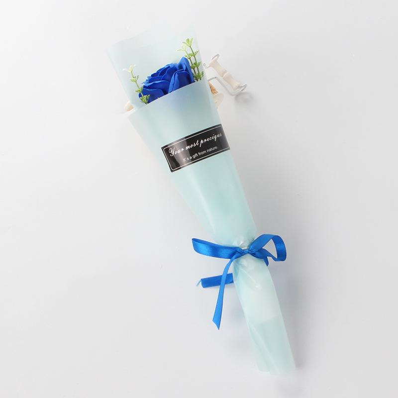 单束大玫瑰蓝色