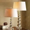 Lámpara de Mesa de Cristal Americana Lámpara de Mesita de Noche para Dormitorio Lámpara de Mesa Creativa Simple Nórdica Moderna Americana 200
