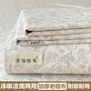 Lençol de Cama de Tecido Grosso Espesso de Verão Peça Única Linho Tapete Refrescante Conjunto de Três Peças Lençol com Elástico para Cama de Solteiro/Casal de Dormitório