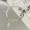 Nuevo Pulsera de Mariposa con Cuentas Estilo Chino Diseño de Nicho Ins Pulsera de Campana de Bambú Escalonada Regalo para Mejor Amiga Joyería
