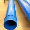 Tubo filtro para pozo de UPVC, tubo de pantalla perforado y ranurado, perforación geológica, reducción de agua y permeabilidad, tubería de PVC