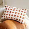 Funda de Cojín para Sofá Naranja de Gama Alta Escandinava Retro Lujo Accesible Sala de Estar Sofá Dormitorio Mesita de Noche Ventana Saliente Cojín Cojín