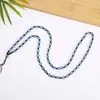Direto da fábrica verde azul cordão de colar cordão de corrente para suéter cordão de colar com contas cordão para pingente cor cristal imitação