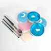 Sabonete para Limpeza de Pincéis de Maquiagem, Sabonete para Limpeza de Esponjas de Beleza, Sabonete com Aroma de Lua Coração Pêssego, Sabonete Removedor de Maquiagem para Puff, Sabonete Artesanal Atacado