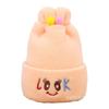 LOOK orejas de conejo gorro de cachemira para bebé otoño e invierno Nuevo gorro de lana para recién nacido gorro cálido para bebé