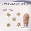 Joias para Nail Art Série Floco de Neve Brilhante Luxo Leve Zircônia Incrustada em Cobre Atmosfera de Outono e Inverno Natalina Decoração de Unhas