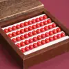 Cuentas Sueltas de Cinabrio Bajo Contenido Pulsera de Arena Púrpura Dorada Material para DIY Accesorios de Pulsera de Cuentas Rojas Joyería Individual de Cuenta Redonda