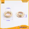 Vendas Diretas da Fábrica 1100 # Ilhós de Borda Plana de Alta Qualidade Diâmetro Interno 13mm Ilhós Bm10531 # Ilhós Metálicos Bilaterais