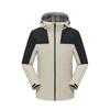 Ropa delgada de asalto para hombre y mujer, primavera y otoño, costuras de una sola capa, cortaviento, impermeable, ropa de asalto, traje de montañismo, abrigo con logo estampado personalizado