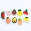 Serie de Frutas 1.5cm Gelatina Cristal Niños Accesorios para el Cabello Hechos a Mano Pasador Material Accesorios de Resina Tamaño Pequeño