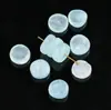Contas Espaçadoras de Água-Marinha Naturais com Furo Passante Flor Rosa de Cristal e Trevo de Quatro Folhas Esculpidos Acessórios para Joias DIY Atacado do Fabricante