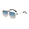 [Personalizado] Gafas de Sol de Moda Cuadradas Europeas y Americanas para Hombre, Estilo Retro Elegante de Moda Protección Solar para Exteriores para Hombre Transfronterizo