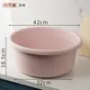 Lavabo Profundo, Cubeta de Plástico para el Hogar, Lavabo para Lavar Verduras, Tamaños Pequeño, Mediano y Grande, Lavapiés, Cubeta Engrosada para Lavar Ropa