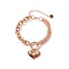 INS Comercio Electrónico Transfronterizo Suministro Nueva Personalidad Versátil Acero de Titanio Pulsera de Amor Moda Simple Nicho Pulsera para Mujeres