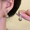 """Sueño Dulce Camelia" Sin Agujeros en las Orejas Flor de Camelia Suave Nuevo Llegada Lujo Ligero Mariposa Delicada Pendientes de Cola de Pez"""