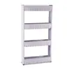 Prateleira de Armazenamento para Espaços Finais Prateleira de Acabamento Prateleira para Espaços com Rodinhas Prateleira de Armazenamento Móvel Prateleira de Armazenamento para Cozinha Banheiro