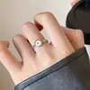 Anillo de Cadena para Reloj con Diseño de Nicho Inverso, Anillo de Banda Fina Ajustable, Alto Valor Estético, Popular en Europa y América