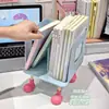 Soporte de Libro Simple de Oso Estantería de Escritorio Dormitorio de Estudiante Organizador Estante de Almacenamiento Caja de Almacenamiento para Libros y Artículos Varios Archivos