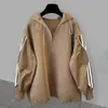 Sudadera con capucha y cremallera a media altura de retazos a rayas para hombre, versión coreana de otoño, moderna, fresca, informal, holgada, para estudiante, chaqueta pullover