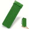 Colchoneta inflable para acampar al aire libre, ultraligera y portátil de TPU, a prueba de humedad, con forma de nido de huevo, de un solo diamante, disponible en oferta transfronteriza.