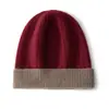 26 Estilos de Chapéus de Caxemira para Mulheres, Color Block, Dobrável, Cobertura para a Cabeça, Quente, Proteção para as Orelhas, Chapéus de Lã, Chapéus de Caxemira Versáteis
