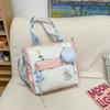 Bolsa Transversal Fofa de Gato Bolsa de Mão para Menina Bolsa para Estudante do Ensino Médio Feminino Bolsa de Ombro de Grande Capacidade para Mulheres