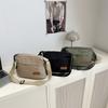 Bolsa Pequena Quadrada da Moda com Design de Nicho Tendência 2025 Primavera Nova Elegante Casual Simples Bolsa de Ombro Transversal Feminina