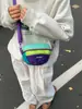 Bolso Bandolera Mini de Costuras de Color Contrastante para Mujer 2026 Nuevo Ligero Versátil Bolso para Teléfono Móvil Bolso de Hombro para Viajes al Aire Libre