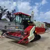 Cosechadora de Trigo de Alimentación Total Wode 135 Hp Modelo de Cabina Cosechadora de Arroz-Trigo de Oruga