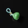 Colgante de Ágata Natural Flor de Loto Amuletos Pequeños para Cadena de Teléfono Pulsera Collar Mini Accesorio Directo del Fabricante