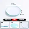 Juego de 10 platos redondos de melamina para restaurantes de comida rápida, platos para platos fríos de catering comercial, platos de plástico para arroz frito y platos para fideos fritos