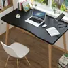 Mesa de Computador Simples com Pés de Madeira Maciça, Tampo, Mesa para Casa, Mesa de Escritório, Mesa de Estudos Simples para Estudantes, Atacado