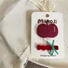 Nueva Serie Navideña Estrella Roja y Verde Lazo Pasador para el Cabello Infantil Pinza Lateral Pinza para el Flequillo