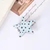 Novos Grampos de Cabelo Estrelados com Bolinhas da Moda para Mulheres, Grampos Personalizados Tendência Sem Marcas para Franja, Grampos Laterais Simples, Doces Acessórios de Cabelo