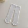 Calcetines para niños 2024 menta mambo calcetines altos para niñas calcetines de punto coreano de doble aguja calcetines de canalé para pantorrilla al por mayor