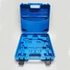 Manómetro de Refrigerante para Aire Acondicionado de Coche Manómetro Doble Cuerpo de Válvula Perilla Indicadora Gancho Cubierta del Manómetro Válvula de Tres Vías Puerto de Escape Accesorios Herramienta