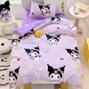 Juego de tres piezas de colcha de algodón para jardín de infantes Kuromi Juego de seis piezas de ropa de cama de algodón puro para siesta de bebé Funda de colcha para niños