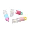 Tubo de Brillo Labial con Aplicador Grande de Color Moldeado por Inyección Lindo Tubo Vacío Tubo Multicolor para Glaseado de Labios 1.5ml Materiales de Embalaje Cosmético al Por Mayor