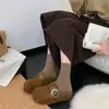 Zapatillas de Media Punta Retro Otoño 2026 que Aumentan la Altura Punta Redonda Hebilla de Cuero para Mujer Mocasines Hermosos de Suela Gruesa