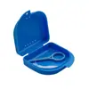 Caixa Plástica PP para Material Odontológico Caixa com Tampa Articulada Porta Escova Removedor de Aparelhos Caixa de Colocação Caixa para Aparelhos de Molar
