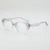 Óculos de Sol Estilo Coreano Simples Cat-Eye Sem Grau, Adequados para Lentes de Grau, Fashionáveis Tendência Versátil Estilo de Rua Decorativos Óculos de Sol com Proteção UV