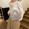 Bolso Pequeño de Moda Otoño 2025, Elegante Bolso Bandolera de Piel Sintética, Textura de Alta Gama, Elegante, Bolso de Hombro Cruzado para Mujer