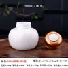 Frasco Redondo Sellado de Cerámica Botella de Miel Tapa de Silicona Antifugas Frasco Zui para Cremas Antihumedad Frasco para Té Botella de Celadón Tapa de Rosca Botella de Empaque