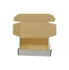 Caixa de papelão para máquina de voar branca com manchas, caixa de embalagem expressa para roupas femininas, embalagem ondulada de três camadas extra forte, caixa de papelão dobrável
