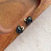 Dopamina Cor Sólida Simétrico Redondo Coração Liga Simples Esmalte Gota de Óleo Pingente DIY Acessórios de Joias Feitos à Mão