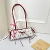 Bolsos de Color Contrastante Nicho para Mujer 2025 Nueva Moda Versátil Bolso Cruzado Dulce Cool Sexy Portátil Bolso Balde